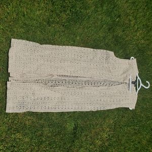 Nine West long lace vest Size:L